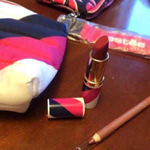 🆕 💄Estée Lauder Lipstick & Lip Liner with Make-Up Bags